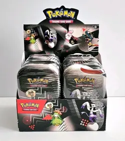 Pokemon TCG Black Bolt And White Flare Unova Mini Tin Set of 8 with Display Box! - Image 1