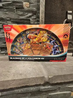 Pokemon TCG - Blaziken ex & Volcanion ex Premium Collection New In Hand - Image 1