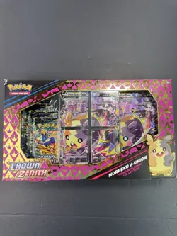 Pokemon Crown Zenith Morpeko V-Union Premium Playmat Collection Box Set - Image 1