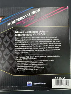 Pokemon Crown Zenith Morpeko V-Union Premium Playmat Collection Box Set - Image 5