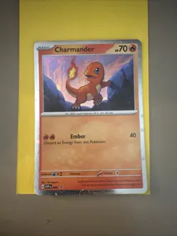 Pokemon TCG Charmander SVP 047 2023 S&V 151 Cosmos Holo Black Star Promo NM - Image 1