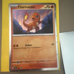Pokemon TCG Charmander SVP 047 2023 S&V 151 Cosmos Holo Black Star Promo NM - Image 2