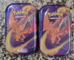 2x Pokemon TCG Kanto Power Mini Tin Charizard (L24) Brand New Sealed - Image 1