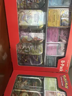Pokemon TCG: Scarlet & Violet - Prismatic Evolutions 2x 8 Pack Mini Tin Set - Image 3