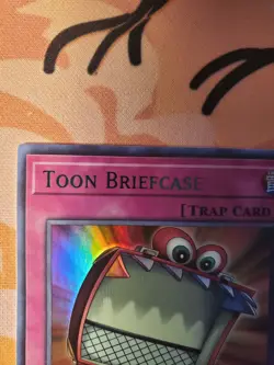 Yugioh Toon Briefcase DLCS-EN080 Ultra Rare 1st Ed GREEN - Image 2