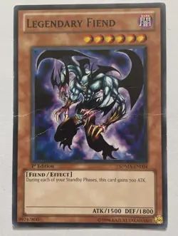 Yugioh Legendary Fiend - Common - 1st Edition - SDMA-EN004 - Image 1
