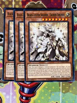Yugioh Black Luster Soldier - Sacred Soldier TOCH-EN035 Unlimited Playset - Image 1
