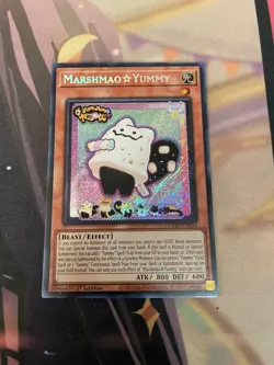 YUGIOH - MARSHMAO YUMMY - SECRET RARE - NM - 1ST ED - DOOD - Image 1