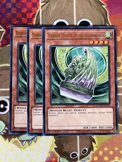 Yugioh Barrier Statue Of The Stormwinds MAGO-EN114 Playset - Image 1