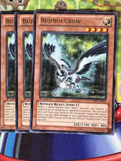 Yugioh Bujingi Crow SHSP-EN023 1st Edition Playset - Image 1