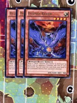 Yugioh Bujingi Raven SHSP-EN081 1st Edition Playset - Image 1