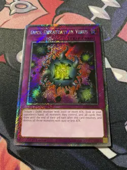 Yugioh Deck Devastation Virus RA03-EN150 Platinum Secret Rare 1st Ed NM - Image 1