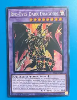Near Mint Yugioh Red-Eyes Dark Dragoon RA02-EN021 Collector's Rare - Image 1