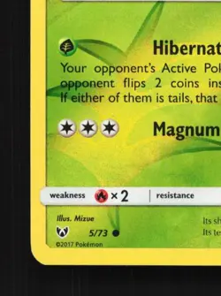 Breloom 5/73 LP Shining Legends English Pokemon Card TCG - Image 2