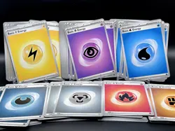 Pokemon TCG Basic Energy Card Lot 15 of Each Type! 120 Cards! 🔥⚡💧🌑🔮🍃✊⚙ - Image 1
