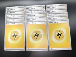 Pokemon TCG Basic Energy Card Lot 15 of Each Type! 120 Cards! 🔥⚡💧🌑🔮🍃✊⚙ - Image 2