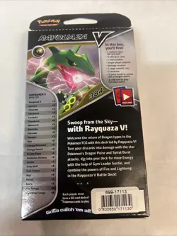 Pokemon Trading Card Game V-Battle Deck [ Rayquaza V ] - Sealed - Image 2