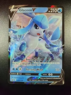 Glaceon V SWSH196 SWSH: Sword & Shield Promo Cards Holo - Image 1