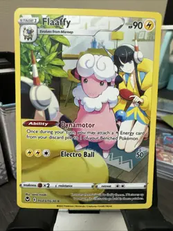 Flaaffy TG03/TG30 Silver Tempest Full Art Ultra Rare Holo Pokemon Card LP+ - Image 1