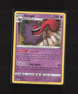 Gengar 057/198 Chilling Reign Holo Rare Pokemon Card - Image 4