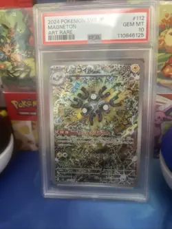 PSA 10 Magneton AR 112/106 Super Electric Breaker GEM MINT Japanese Pokemon Card - Image 1