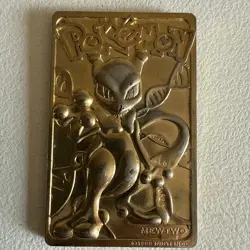 Pokemon 1999 Gold Plated 23K Trading Card Burger King Promo Limited Edition - Image 1