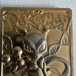 Pokemon 1999 Gold Plated 23K Trading Card Burger King Promo Limited Edition - Image 3
