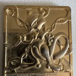 Pokemon 1999 Gold Plated 23K Trading Card Burger King Promo Limited Edition - Image 5