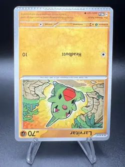 Pokemon TCG Larvitar Card 047/131 Prismatic Evolutions ERROR Miscut Card - Image 3