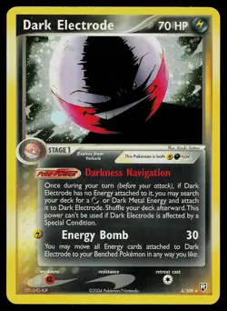Pokemon Card - Dark Electrode Team Rocket Returns 4/109 Holo Rare - Image 1