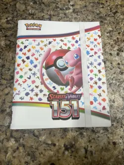 151 Binder Collection Binder with Rare Pokemon cards lot over $150 value - Image 1