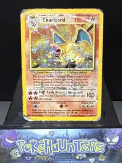 Pokemon Card Charizard 4/102 Rare Holo Base Set WOTC Played - Image 1