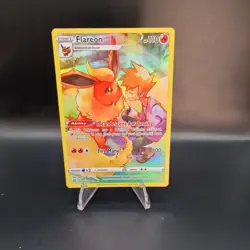 Pokemon TCG Flareon Trainer Gallery Card TG01/TG30 Brilliant Stars - Image 1