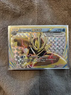 Pokemon TCG Empoleon Break XY134 Full Art Holo Card - Image 1