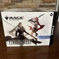 MTG Magic: The Gathering Final Fantasy Bundle 9 Booster Pack Bundle Box - Image 1