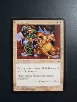 Humility LP x1 Tempest MTG Magic the Gathering 1x - Image 1