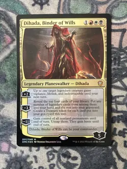 MTG Foil Dihada, Bin-der of Wills Commander: Dominaria United 001/048 Mythic - Image 1