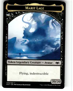MTG {Illusion Token} // {Marit Lage Token} - Modern Horizons - Image 1