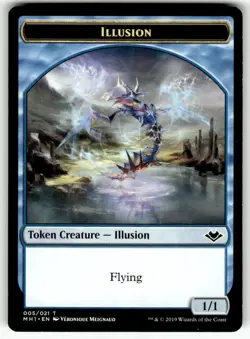MTG {Illusion Token} // {Marit Lage Token} - Modern Horizons - Image 2