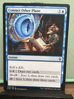 MTG TCG: Contact Other Plane 62/361, Commander Legends: Battle For Baldur's Gate - Image 1