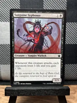 MTG TCG: Sanguine Syphoner 68, Foundations - Image 1