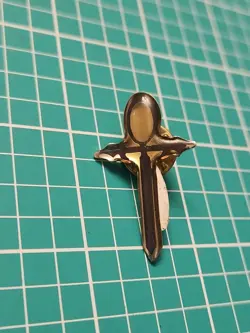 Vtg 90s Vampire Masquerade Pin Rare White Wolf Enamel Dark Ages - Image 1