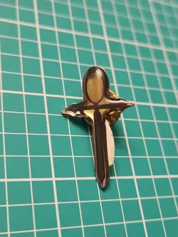 Vtg 90s Vampire Masquerade Pin Rare White Wolf Enamel Dark Ages - Image 4