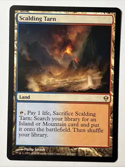 Scalding Tarn Zendikar LP MTG Magic The Gathering Regular Finish - Image 1
