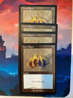 MTG Secret Lair Drop Izzet Signet Foil Etched x 1 - Image 1