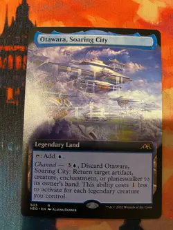 MTG Kamigawa Neon Dynasty Otawara Soaring City Extended Art - Image 1