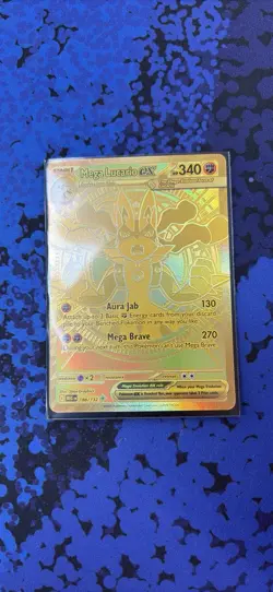 Pokemon MEGA LUCARIO EX 188/132 PACK FRESH MINT CONDITION English Secret Rare - Image 1