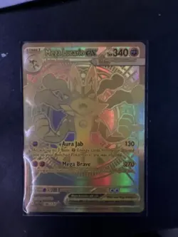 Pokemon MEGA LUCARIO EX 188/132 PACK FRESH MINT CONDITION English Secret Rare - Image 3