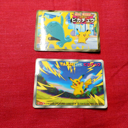 Pokemon Sticker Pikachu 3D Topsun Japanese NINTENDO set of 2 - Image 1