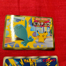 Pokemon Sticker Pikachu 3D Topsun Japanese NINTENDO set of 2 - Image 3
